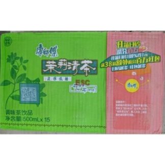 MASTER KONG Drink - Jasmine Green Tea Less Sugar 康师傅茶 淡雅低糖 茉莉清茶