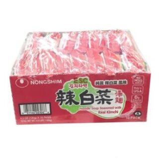 NONGSHIM Vegan Kimchi Noodle 韩国NONGSHIM农心 速食辣泡菜面