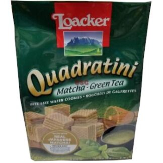 Loacker Brand Quadratini Matcha-Green Tea