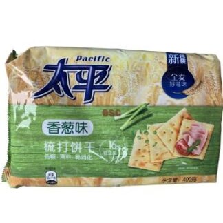 Pacific Brand Biscuits (Onion Flavor)  太平 苏打饼干 (香葱味)