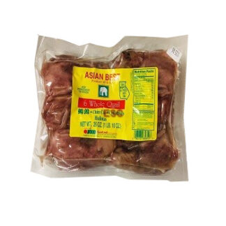 Asian Best 6 Whole Quail 亚洲第一 鹌鹑 6只