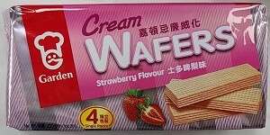 Garden Cream Wafers Strawberry Flavour 嘉顿忌廉威化草莓味