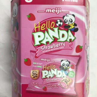 Meiji Hello Panda Strawberry Cookies 你好熊猫饼干(草莓味)