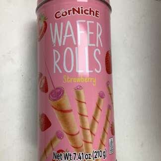 Wafer rolls strawberry