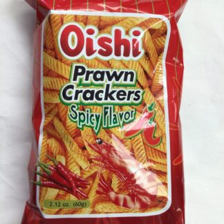 Oishi prawn crackers spicy flavor
