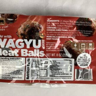 Wagyu meat balls