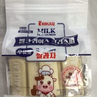 Milk flavored rice crispy