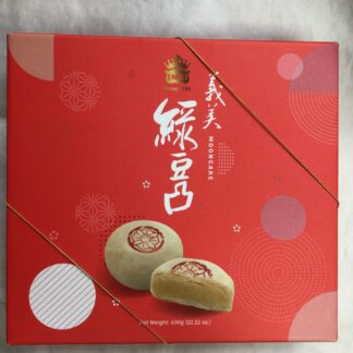 lMEI mung bean moon cake 義美绿豆凸